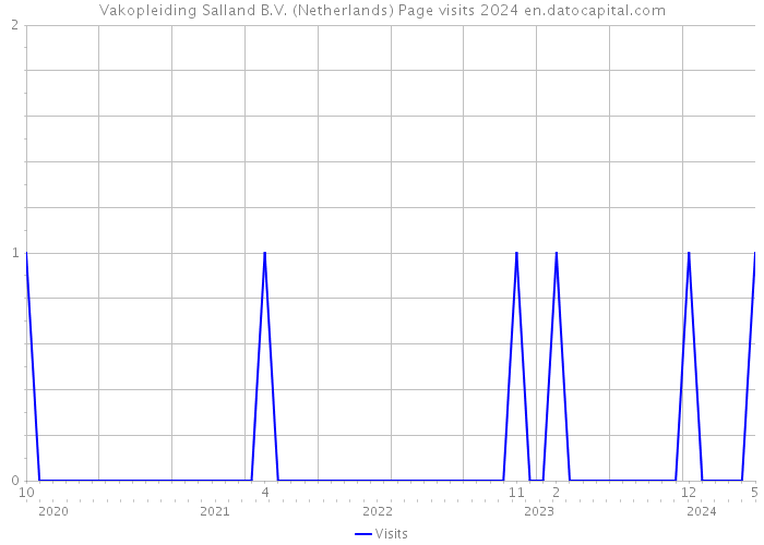 Vakopleiding Salland B.V. (Netherlands) Page visits 2024 