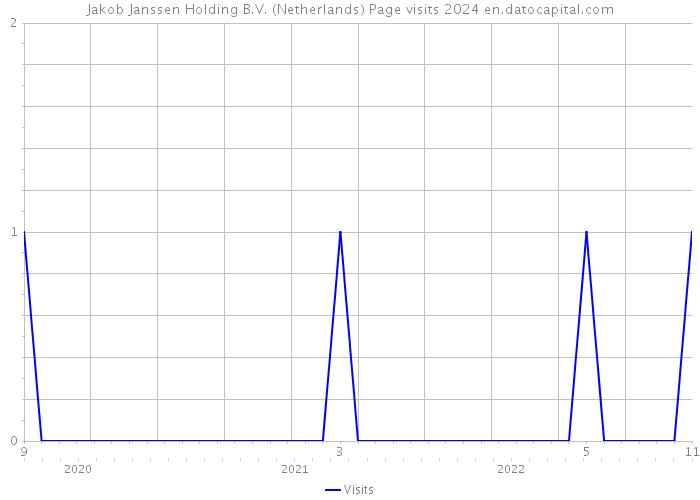 Jakob Janssen Holding B.V. (Netherlands) Page visits 2024 