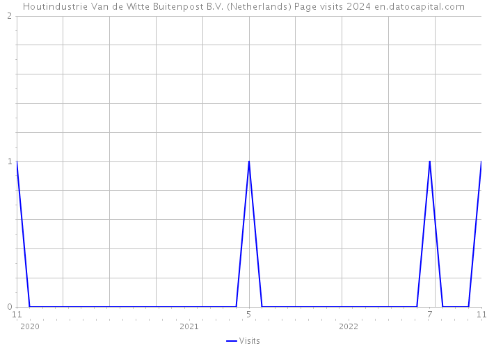 Houtindustrie Van de Witte Buitenpost B.V. (Netherlands) Page visits 2024 