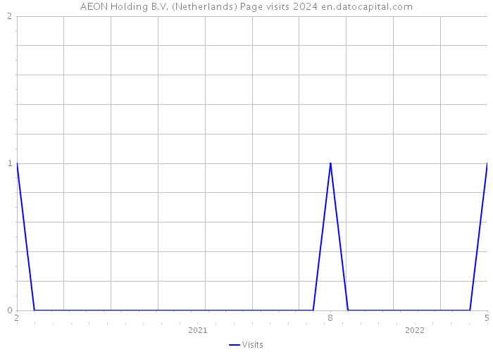 AEON Holding B.V. (Netherlands) Page visits 2024 