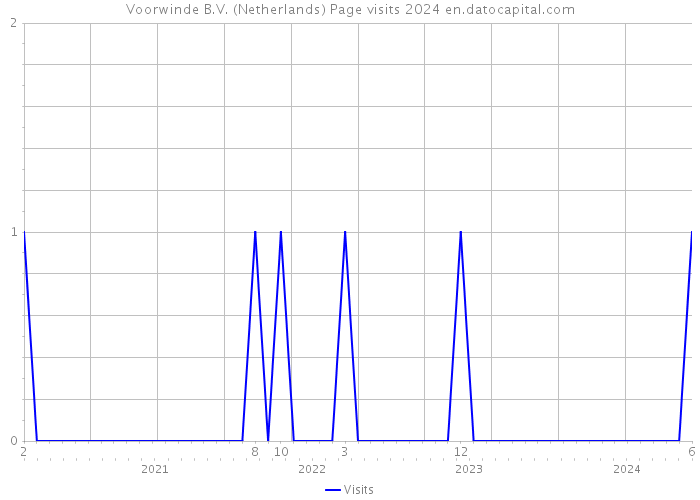 Voorwinde B.V. (Netherlands) Page visits 2024 