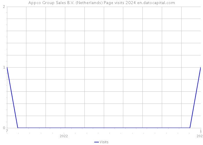 Appco Group Sales B.V. (Netherlands) Page visits 2024 