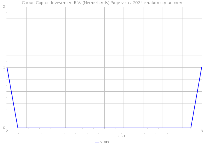 Global Capital Investment B.V. (Netherlands) Page visits 2024 