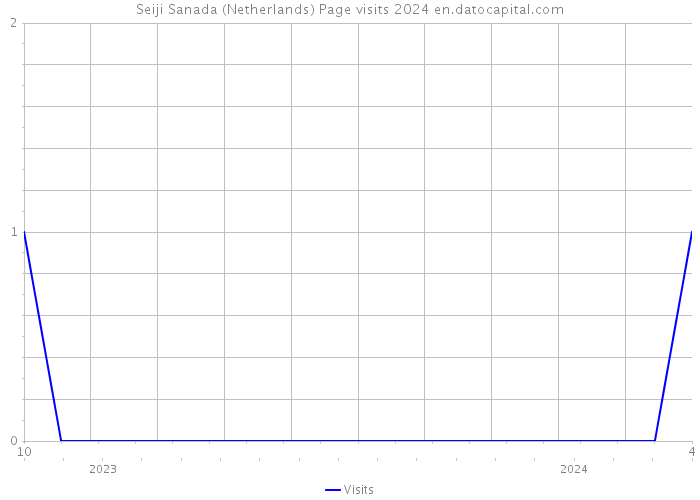 Seiji Sanada (Netherlands) Page visits 2024 