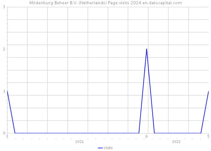Mildenburg Beheer B.V. (Netherlands) Page visits 2024 