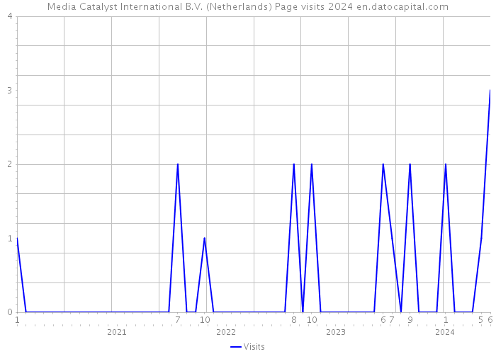 Media Catalyst International B.V. (Netherlands) Page visits 2024 