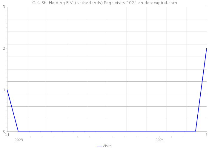 C.K. Shi Holding B.V. (Netherlands) Page visits 2024 