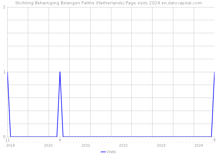 Stichting Behartiging Belangen Palthe (Netherlands) Page visits 2024 