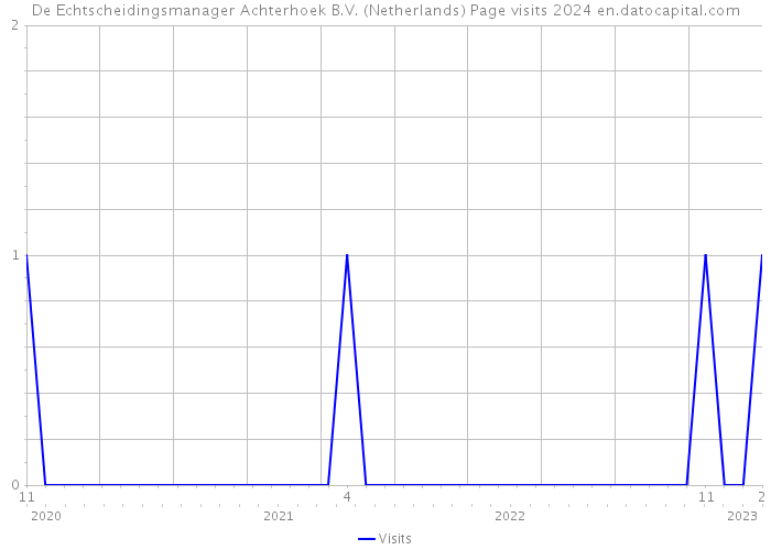 De Echtscheidingsmanager Achterhoek B.V. (Netherlands) Page visits 2024 