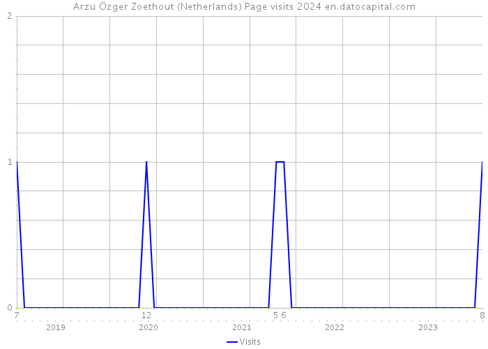 Arzu Özger Zoethout (Netherlands) Page visits 2024 