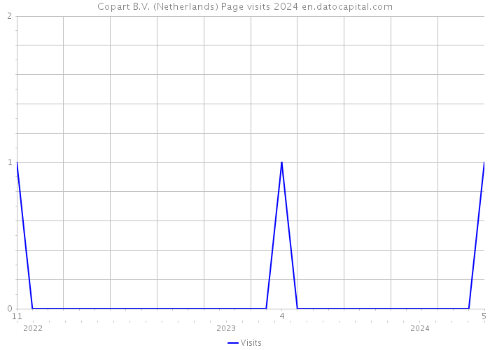 Copart B.V. (Netherlands) Page visits 2024 