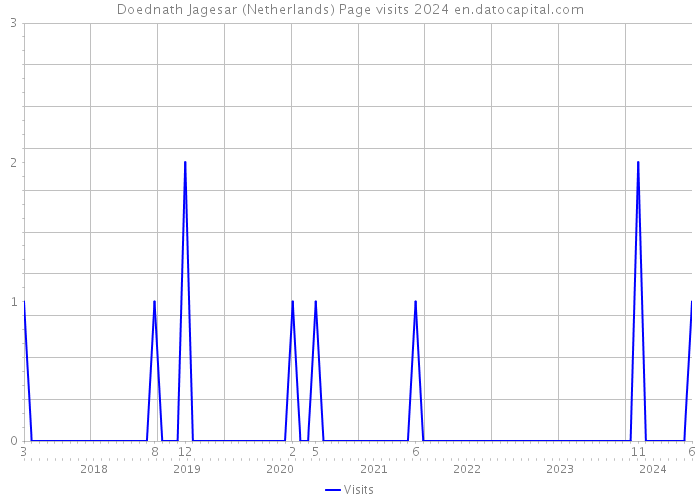 Doednath Jagesar (Netherlands) Page visits 2024 