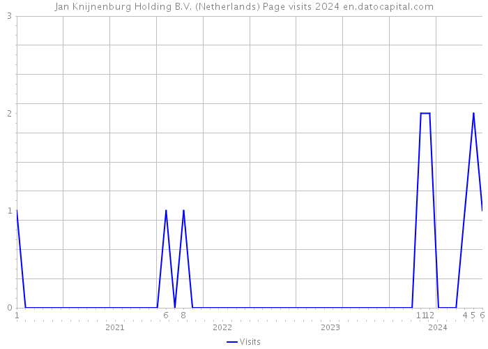 Jan Knijnenburg Holding B.V. (Netherlands) Page visits 2024 