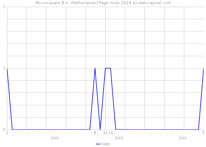 Woonsquare B.V. (Netherlands) Page visits 2024 