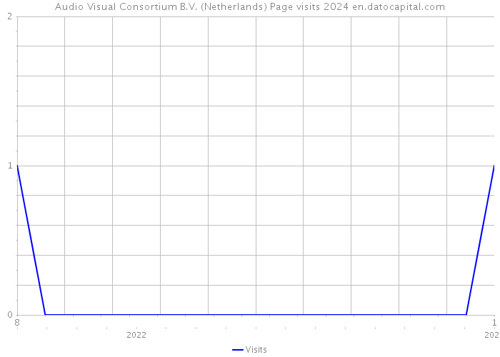 Audio Visual Consortium B.V. (Netherlands) Page visits 2024 