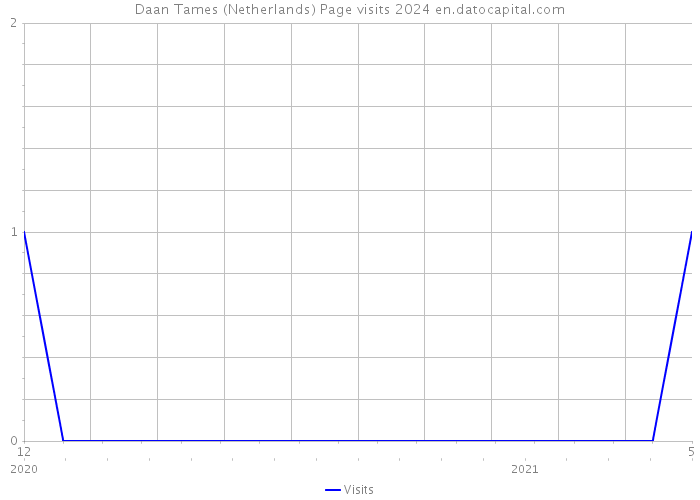 Daan Tames (Netherlands) Page visits 2024 
