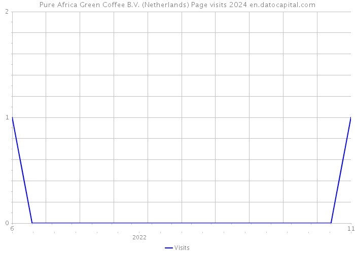 Pure Africa Green Coffee B.V. (Netherlands) Page visits 2024 