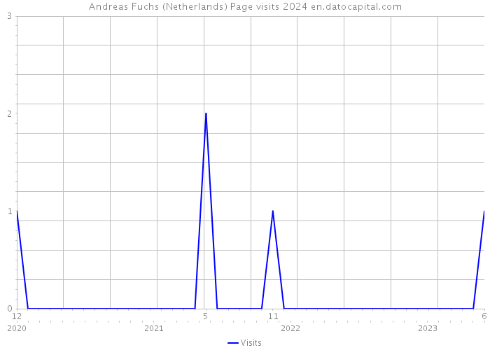 Andreas Fuchs (Netherlands) Page visits 2024 