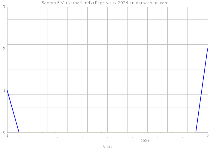 Bomon B.V. (Netherlands) Page visits 2024 