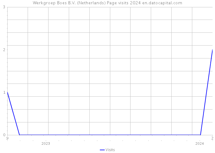 Werkgroep Boes B.V. (Netherlands) Page visits 2024 