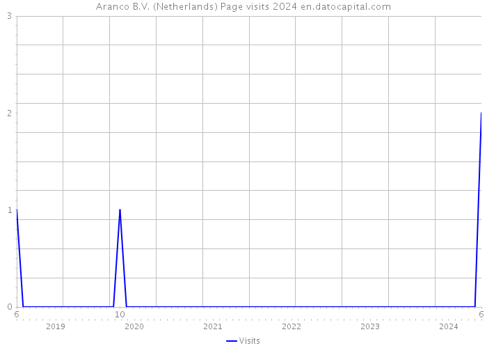Aranco B.V. (Netherlands) Page visits 2024 