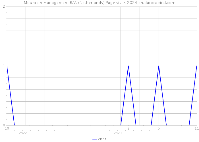 Mountain Management B.V. (Netherlands) Page visits 2024 