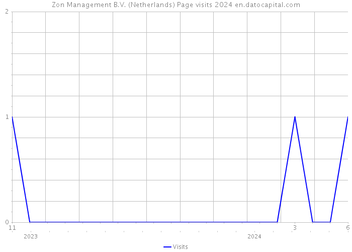 Zon Management B.V. (Netherlands) Page visits 2024 