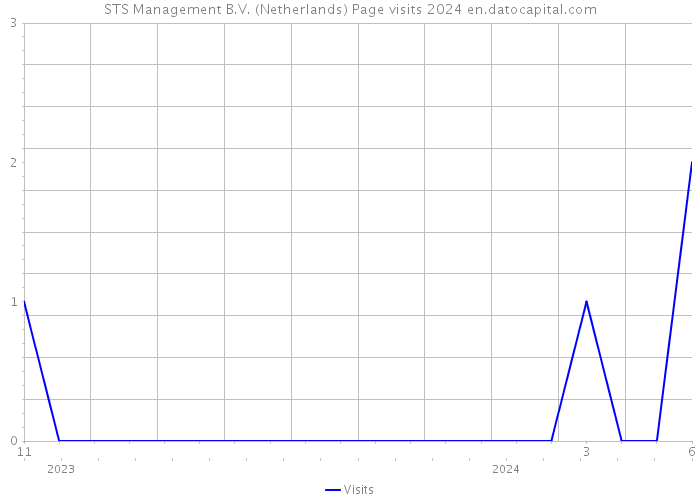 STS Management B.V. (Netherlands) Page visits 2024 