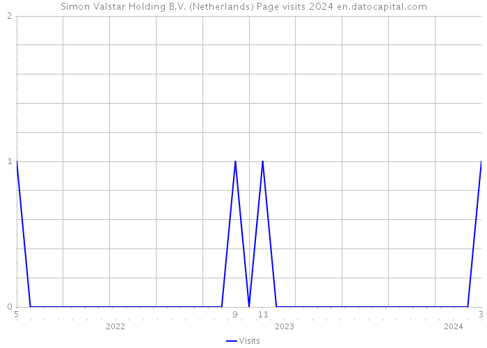 Simon Valstar Holding B.V. (Netherlands) Page visits 2024 