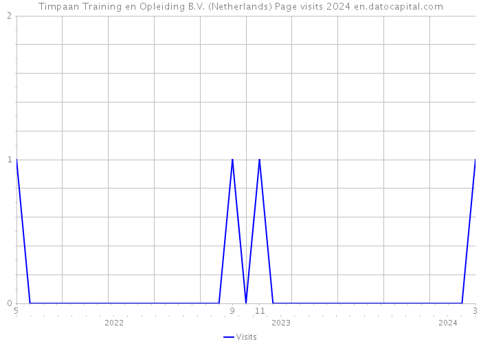 Timpaan Training en Opleiding B.V. (Netherlands) Page visits 2024 