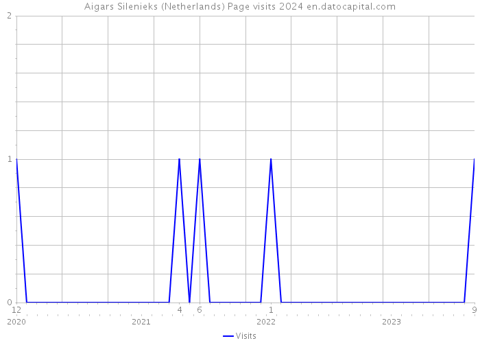 Aigars Silenieks (Netherlands) Page visits 2024 