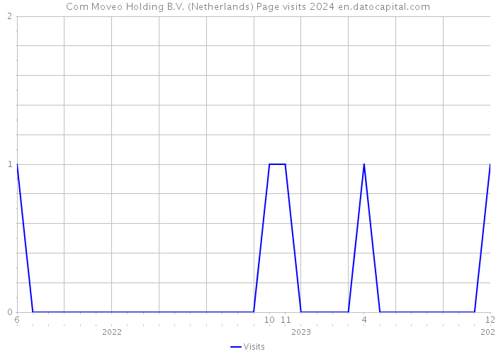 Com Moveo Holding B.V. (Netherlands) Page visits 2024 