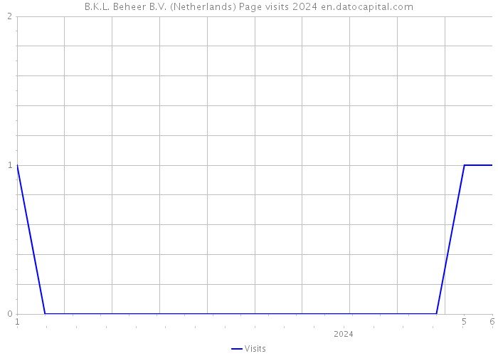 B.K.L. Beheer B.V. (Netherlands) Page visits 2024 