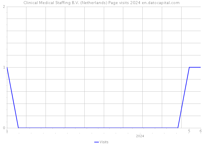 Clinical Medical Staffing B.V. (Netherlands) Page visits 2024 