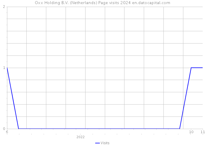 Oxx Holding B.V. (Netherlands) Page visits 2024 