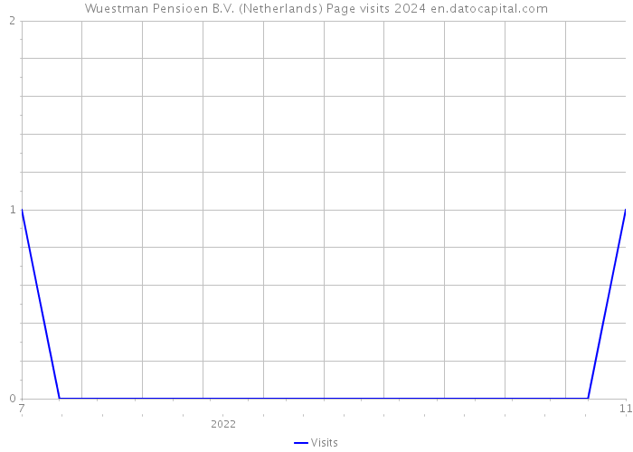 Wuestman Pensioen B.V. (Netherlands) Page visits 2024 