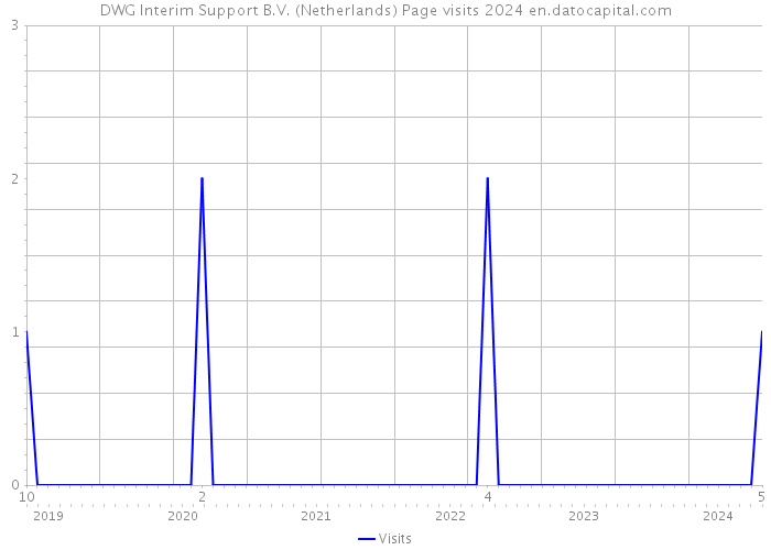 DWG Interim Support B.V. (Netherlands) Page visits 2024 