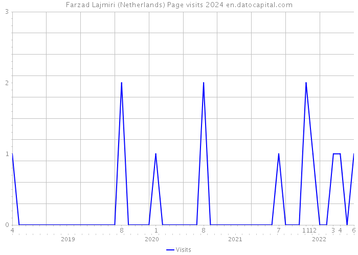 Farzad Lajmiri (Netherlands) Page visits 2024 