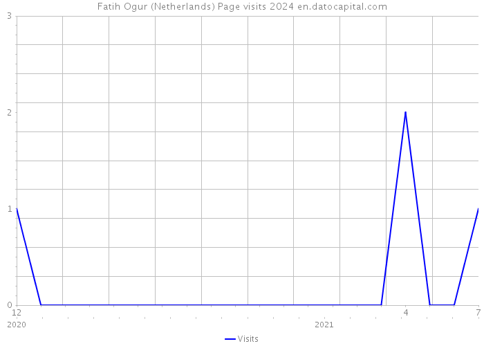 Fatih Ogur (Netherlands) Page visits 2024 