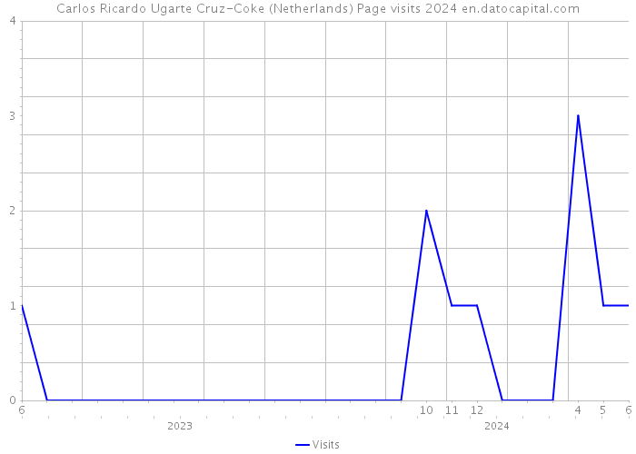 Carlos Ricardo Ugarte Cruz-Coke (Netherlands) Page visits 2024 