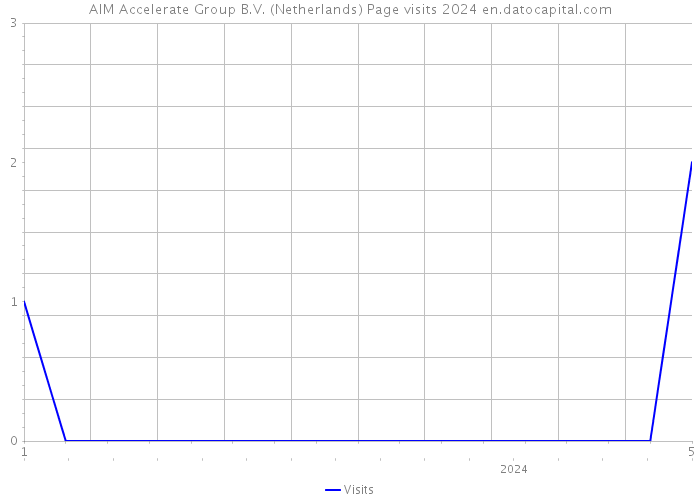 AIM Accelerate Group B.V. (Netherlands) Page visits 2024 