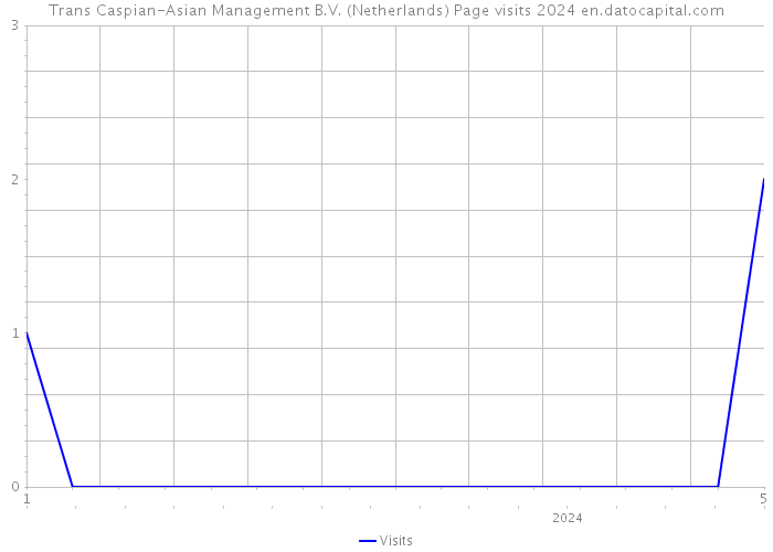 Trans Caspian-Asian Management B.V. (Netherlands) Page visits 2024 