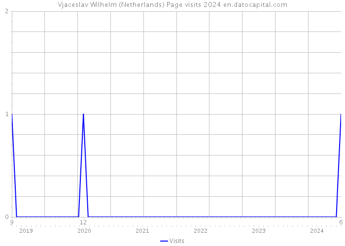 Vjaceslav Wilhelm (Netherlands) Page visits 2024 
