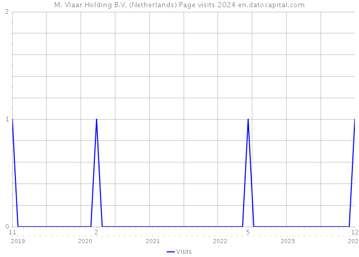 M. Vlaar Holding B.V. (Netherlands) Page visits 2024 