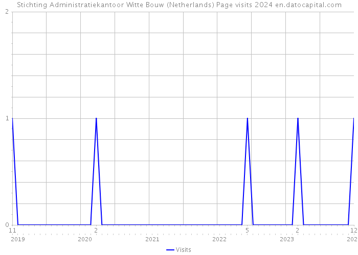 Stichting Administratiekantoor Witte Bouw (Netherlands) Page visits 2024 