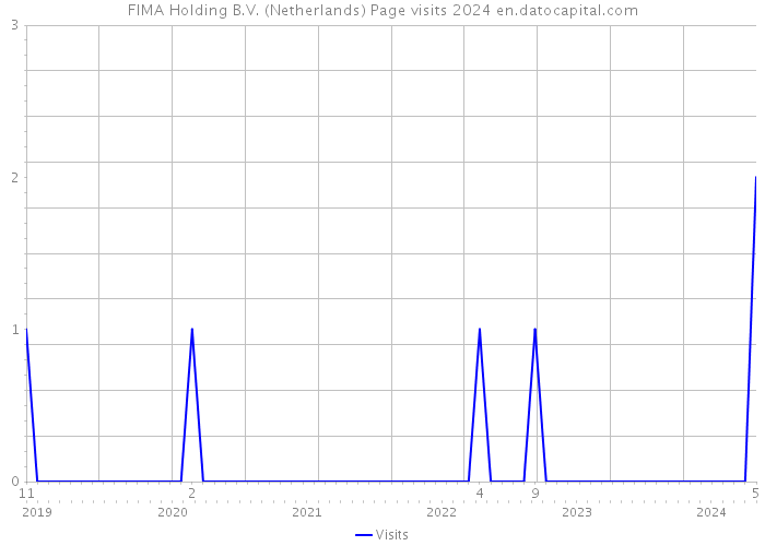 FIMA Holding B.V. (Netherlands) Page visits 2024 