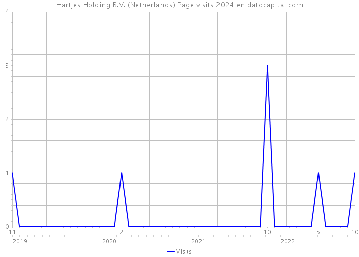 Hartjes Holding B.V. (Netherlands) Page visits 2024 