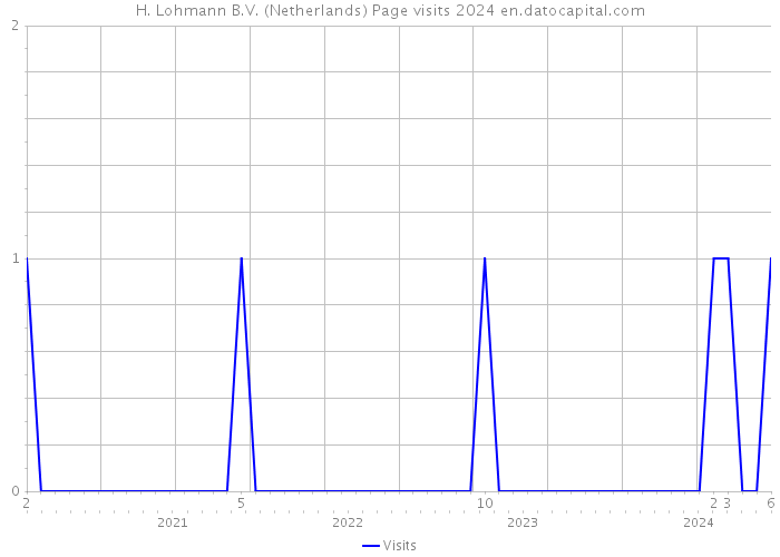 H. Lohmann B.V. (Netherlands) Page visits 2024 