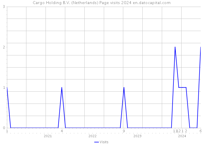 Cargo Holding B.V. (Netherlands) Page visits 2024 