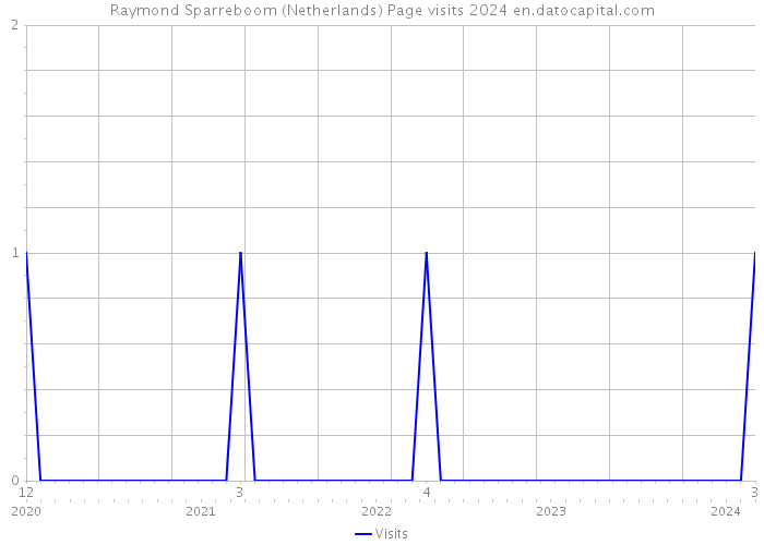 Raymond Sparreboom (Netherlands) Page visits 2024 